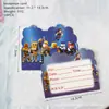 Decoração de Festa de Aniversário para Jogo Roblox de Mundo Virtual Transfronteiriço Banner Suprimentos Inserção Toalha de Mesa Conjunto de Pratos de Papel