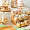 Mesa de Té de Cumpleaños, Soporte de Exhibición para Pausa del Té, Estante para Pasteles y Bocadillos, Soporte de Exhibición para Mesa de Postres, Artículos de Decoración, Juego de Estantes para Postres