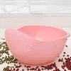 Peneira de Arroz e Cesta de Drenagem de Plástico, Não Requer Lavagem à Mão, Cesta Espessada para Lavar Arroz com Furos Finos para Uso na Cozinha