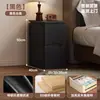 2025 Nuevo Modelo Pequeño para Hogar Dormitorio Estilo Vintage Crema Simple Moderno Gabinete de Almacenamiento Sin Instalación Madera Maciza Mesita de Noche