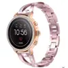Adecuado para Correa Samsung Galaxy Watch 22 20mm Forma de T Grande X Incrustada de Diamantes Correa de Reloj Inteligente de Aleación de Zinc