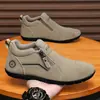 Nuevos Zapatos de Hombre Forrest Gump, Cuero Otoño 2025 Nuevos Zapatos Deportivos Casuales, Suela Suave, Resistentes al Desgaste, Slip-On para Viajes, Zapatos de Moda