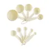 Juego de Cucharas Medidoras Listas, Juego de 10 Piezas de Cucharas Medidoras para Granos de Café y Leche en Polvo, Cuchara Medidora para Harina y Condimentos, Juego de Cucharas Medidoras Coloridas