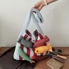 Bolsa de Punto Linda de Dibujos Animados para Mujer 2026 Nueva Otoño Casual Versátil Ligera para la Escuela y el Trayecto Bolsa Tote