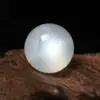 Contas soltas de cristal natural, contas de cristal de fio único, acessórios DIY feitos à mão, pulseira, cristal branco, fio de contas único de água-marinha