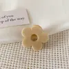 Pequeno prendedor de garra para mulheres, elegante e versátil, novo estilo para cabelos finos, penteado semi-preso delicado, presilha de cabelo floral, acessório de cabelo