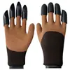 Guantes de jardinería transfronterizos para cultivar verduras, guantes protectores para trabajos agrícolas, plantas en maceta, cavar tierra, resistentes al desgaste, con garras, guantes de protección laboral