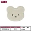 Etiqueta de Tecido Cabeça de Urso Fofa Mais Vendida Transfronteiriça Patch para Acessórios de Roupa Feitos à Mão DIY Patch Bordado Cartoon Patch com Furo