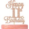 Tarjeta de pastel de cumpleaños caliente transfronteriza felizcumpleaños fiesta de cumpleaños vestido INS brillo insertable venta al por mayor