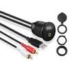 Cable de Datos de Carga Rápida para Coche Cable de Datos de Carga Rápida USB 3.0 de una Sola Cabeza Corriente de 2A Cable de Datos USB de Panel Embebido 3.0