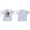 Suministro mayorista transfronterizo Chaopai de comercio exterior a 260g éxito de ventas BAPE cabeza de simio tiburón camiseta de manga corta 21