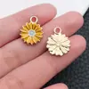 Estilo Misto Gotejamento de Óleo Prata Tibetana Pinha Colheita de Milho Festival Girassol Pingente Pulseira de Charme DIY Brinco Acessórios de Joia