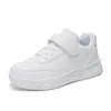 Zapatos de skate resistentes al desgaste 2026 zapatos deportivos estudiantes de primaria Año Nuevo casual niños superficie de cuero niños 6-12 zapatos para niños zapatos blancos pequeños