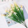 Simulação de Limpeza Flor Narciso Orquídea Casamento Casa Hotel Salão de Casamento Comércio Exterior Orquídea Flor Artificial Falsa Flor de Pano de Seda