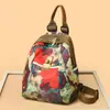 Mochila de Tecido de Nylon para Mulheres Estilo Coreano Nova Moda Versátil e Atmosférica Bolsa Casual de Nylon para Mulheres Mochila de Viagem de Grande Capacidade