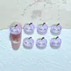 Novo Chapéu Hello Kitty Maçã Desenho Animado Acessórios de Nail Art Fofo Resina 3D DIY Brincos Acessórios para Penteado