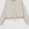 Atacado de Roupas Femininas Transfronteiriças Primavera 2026 Novo Estilo Europeu e Americano Elegante Moda Xadrez Versátil Jaqueta