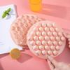 Bandeja de hielo de tablero de ajedrez redondo, molde para cubitos de hielo, caja de hielo para hockey sobre hielo, bolsa de hielo, artefacto para hacer hielo con tapa, fabricación de hielo doméstica