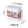 Nueva caja de almacenamiento para refrigerador, caja para mantener frescos de grado alimenticio, caja sellada con asa, huevo, verdura, caja de almacenamiento para cocina