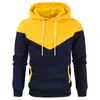 Suéter deportivo informal para hombre, de moda, con contraste de color, a juego, para Europa y América, transfronterizo de Amazon 2023
