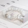 2023 Nueva Moda Pulsera de Piedra Lunar Pulsera de Ojo de Gato Temperamento Personalidad Pulsera Pixiu Regalo Femenino para Mejores Amigas