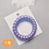 Nuevos accesorios para el cabello azul pervinca morado banda para el cabello de línea telefónica pulsera azul morado no daña el cabello banda de goma accesorios para la cabeza venta al por mayor