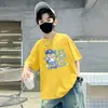 2026 Nueva Camiseta de Verano Fina de Manga Corta para Niños Mayores, Camiseta de Verano 100% Algodón para Niños