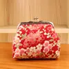 Bolsa DIY Hecha en Casa Tela 8.5 Cuadrada Tejida Cierre Bolsa Tela Paquete de Materiales DIY Monedero
