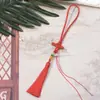 Corda Penduricalho para Peça de Mão com Nó Chinês, Pingente Hanfu, Sachê, Sachê para Carro Estilo Antigo, Corda Penduricalho para Bolsa, Lote de Franjas com Nó Chinês