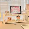 Prateleira de armazenamento para mesa, organizador de mesa multicamadas para escritório, dormitório estudantil e uso doméstico; prateleira de canto com altura ajustável