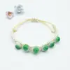 Pulsera de Cerámica con Cuentas para Mujer de Jingdezhen, Pulsera de Estilo de Nicho de Gama Alta, Pulsera Tejida al por Mayor, Recuerdo de Viaje