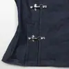 Moda Feminina Tendência Primavera/Verão 2026 Europeia e Americana Cardigã Liso com Gola e Botões Colete Jeans com Fivela de Avião Transfronteiriço