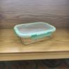 Caja de Almacenamiento de Vidrio, Lonchera de Vidrio de Alto Borosilicato, Adecuada para Estudiantes, Se Puede Calentar y Refrigerar, Entrega Directa del Fabricante, Vidrio de Alto Borosilicato