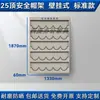 Estante para Guardar Cascos de Obra Estante para Guardar Cascos de Taller Estante para Cascos Montado en Pared de Pie