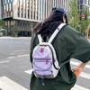Mochila de Contraste para Exterior Bolsa de Viagem Leve Alpinismo Mochila Pequena Alto Valor de Cor Estudante do Ensino Fundamental e Médio Bolsa de Viagem para Aula