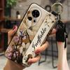 Adequado para Huawei Nova12 caso de telefone móvel casal bonito textura soft case pulseira moderna criativa dissipação de calor fresco