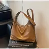 Bolsa Retrô Transfronteiriça para Mulheres, Grande Capacidade, Nova Versátil Simples para Outono e Inverno, Bolsa de Ombro Cruzada, Bolsa Tote Casual