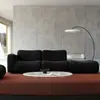 Sofá Modular de Tela Minimalista Estilo Italiano, Sofá Combinado Irregular de Chenilla Negra Estilo Wabi-Sabi en Stock