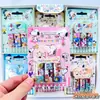 Nuevo Sanrio Kuromi Set de 9 Mini Cintas Portacintas DIY Pegatinas para Agenda Manual del Estudiante Exportación