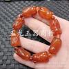 Pulsera de ágata de Xizang con cuentas una, dos, tres, cuatro, cinco, seis, nueve ojos colmillo de tigre Ruyi joyería pulsera de jade luantong