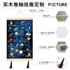 Póster del alfabeto ABC de Amazon con diseño espacial, de madera maciza, para colgar, con aerosol, para habitación infantil, guardería, decoración.