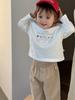 Ropa de Otoño para Niños 2025 Ropa de Bebé Estilo Coreano Ropa para Niños Camiseta de Manga Larga con Letras de Otoño para Niños Traje Casual de Pantalones