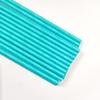 Pajita de papel desechable de color sólido transfronterizo, pajita de papel degradable, decoración de postres y pasteles para niños, hecha a mano en madera