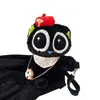 Bolsa de Muñeca Versátil Diaria Estilo Nuevo Ins Dibujo Animado Color Contrastante Corazón de Niña Pequeña Negra Diagonal Bolso de Juguete Versátil