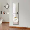 Pegatinas de pared de espejo acrílico, diseños creativos para decorar entradas y escaleras, papel tapiz autoadhesivo para uso doméstico
