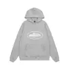 Conjunto Otoño/Invierno 2026 CORT Alcatraz Sudadera con Capucha Forrada de Polar Estampada Casual High Street Pantalones Cortos Hip-Hop de Moda Invierno