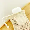 Bolsa de jabón de ramio, bolsa de red espumadora para jabón hecha a mano, red espumadora para jabón, bolsa exfoliante para jabón, bolsa para jabón rallado, bolsa espumadora de almacenamiento
