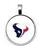 Collar con colgante del equipo de fútbol americano de la NFL de 32 equipos, Houston Texans, de Cross Border US Sports