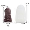 Cabeza de Buda versión Q Estatua de Buda decoración de talla de loto molde de silicona hogar coche nicho coche Buda vela de aromaterapia para coche