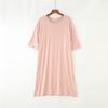 Nuevo Camisón de Verano Tallas Grandes Pijama de Algodón Modal para Mujer Gordita mm Manga Corta Talla Extra Holgado Manga Tres Cuartos Ropa de Casa